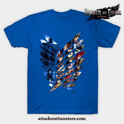 Attack On Titan Survey Corps T-Shirt Blue / S