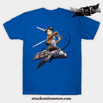 Attack On Titan T-Shirt Blue / S