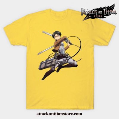 Attack On Titan T-Shirt Yellow / S