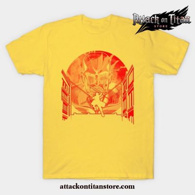 Attack On Titan That Day T-Shirt Yellow / S