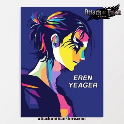 Attack On Titan Wall Art - Eren Yeager Handsome Color