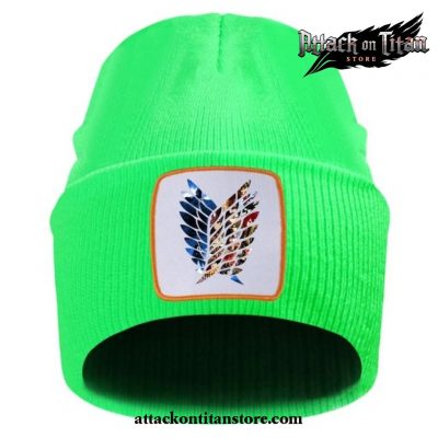 Attack On Titan Winter Knitted Hat 2021 Green