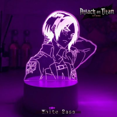 Attack On Titan Ymir Fritz 3D Lamp Night Light White / 7 Color No Remote