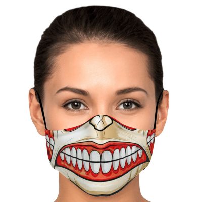 colossal titan attack on titan premium carbon filter face mask 733978 - Attack On Titan Store