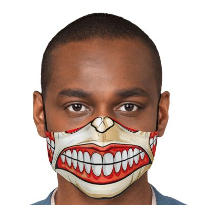 colossal titan attack on titan premium carbon filter face mask 831120 - Attack On Titan Store