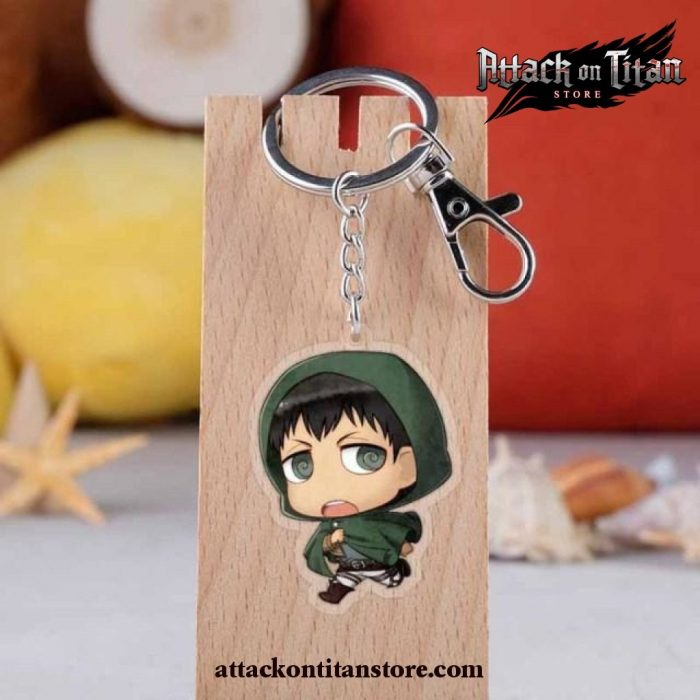 Cute Attack On Titan Chibi Keychain