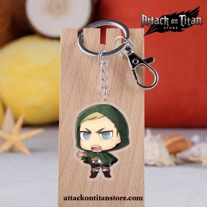 Cute Attack On Titan Chibi Keychain