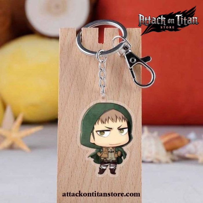 Cute Attack On Titan Chibi Keychain Jean Kirschtein