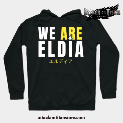 Eldia Attack On Titan Hoodie Black / S