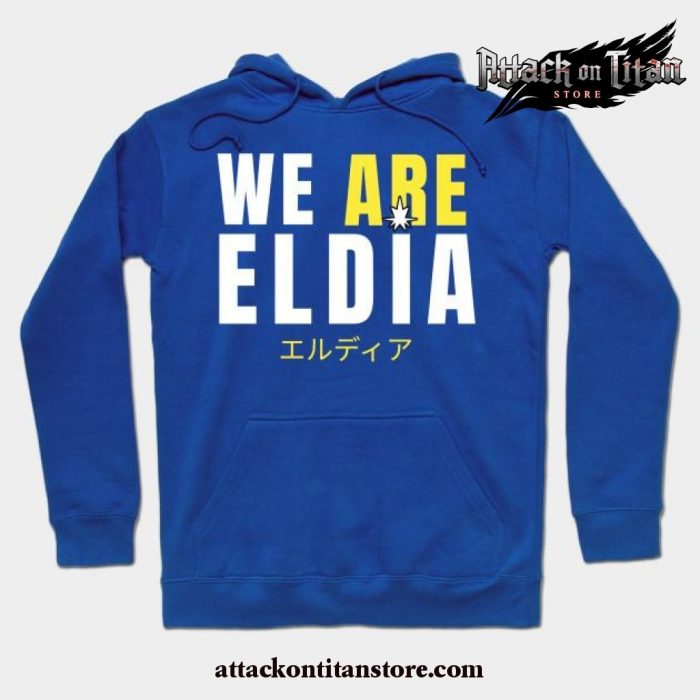 Eldia Attack On Titan Hoodie Blue / S