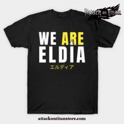 Eldia Attack On Titan T-Shirt Black / S