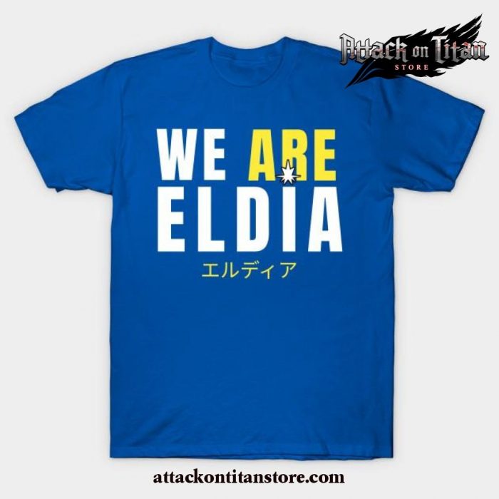 Eldia Attack On Titan T-Shirt Blue / S