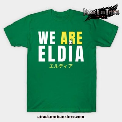 Eldia Attack On Titan T-Shirt Green / S
