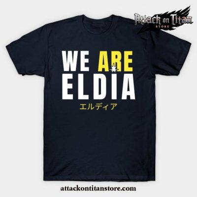 Eldia Attack On Titan T-Shirt Navy Blue / S