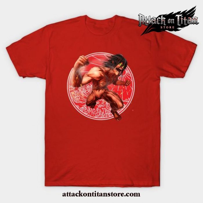 Eren Yeager T-Shirt Red / S