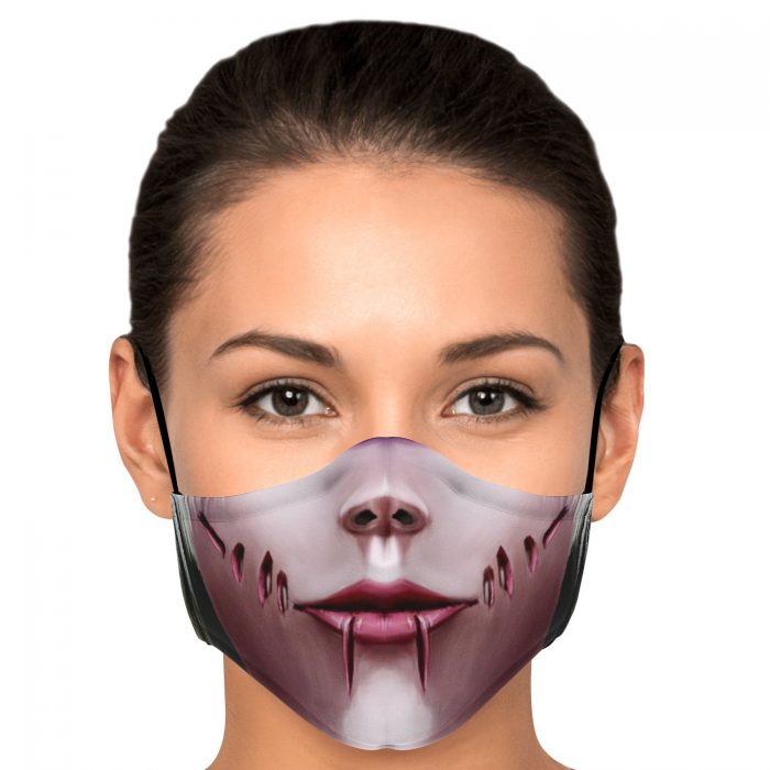 female titan attack on titan premium carbon filter face mask 861322 - Attack On Titan Store