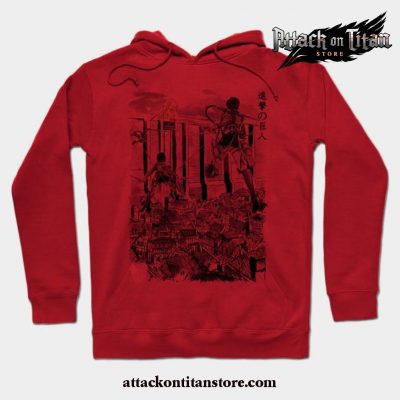 Flying For Humanity Hoodie Red / S