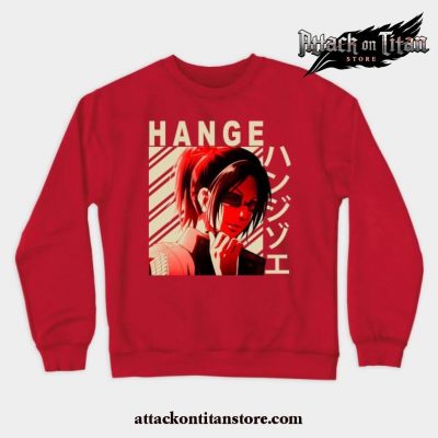 Hange Zoe Crewneck Sweatshirt Red / S