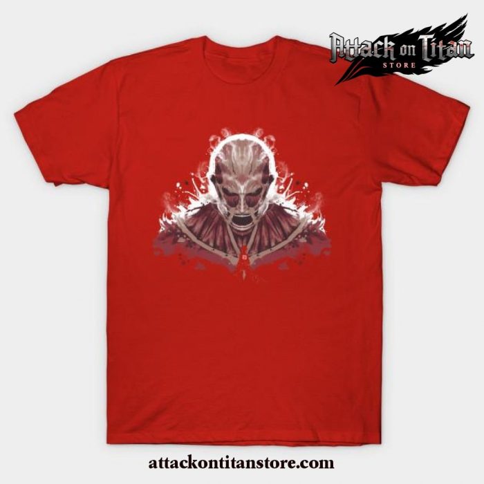 Ink On Titan T-Shirt Red / S