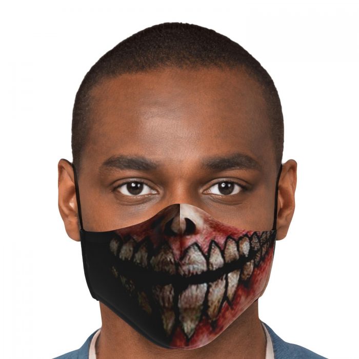 jaw titan v2 attack on titan premium carbon filter face mask 404975 - Attack On Titan Store