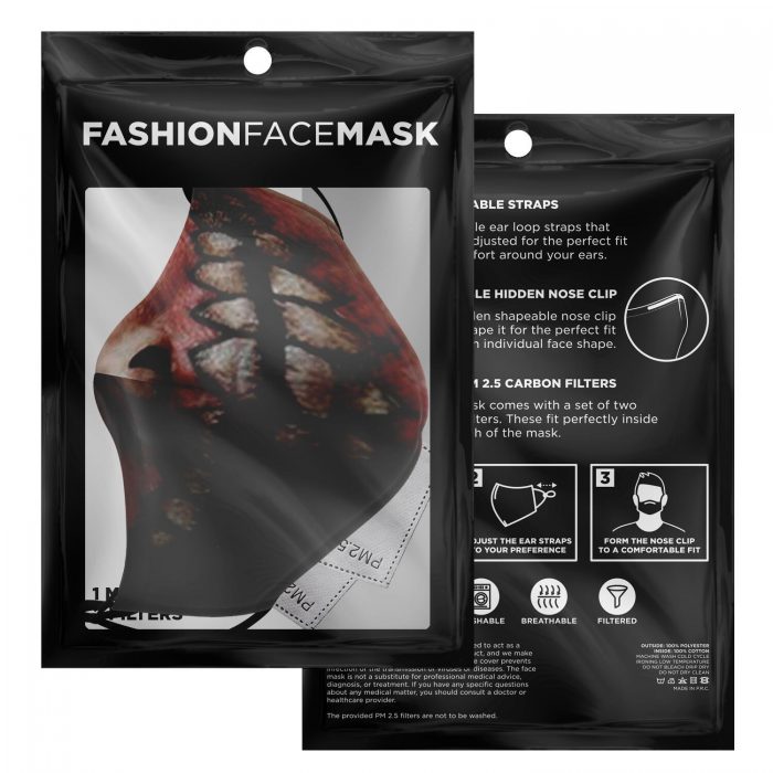 jaw titan v2 attack on titan premium carbon filter face mask 524349 - Attack On Titan Store