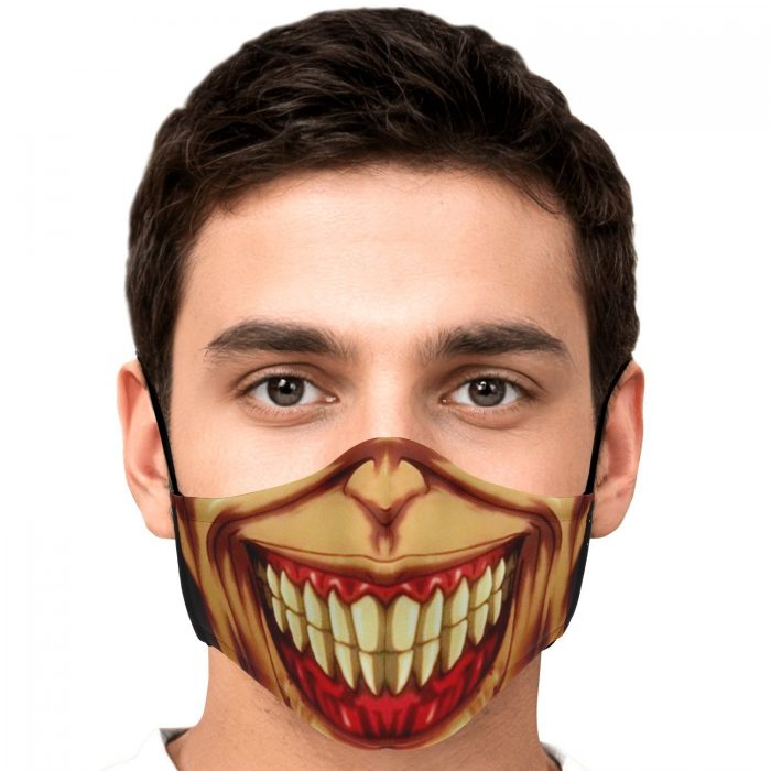 jaw titan v3 attack on titan premium carbon filter face mask 158125 - Attack On Titan Store