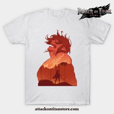 King Of Titan Eren T-Shirt White / S