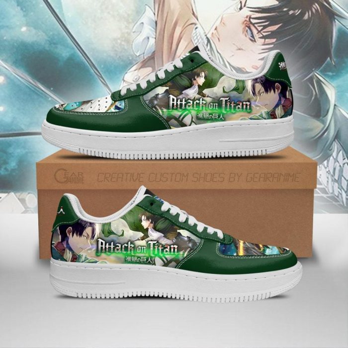 levi ackerman attack on titan air force sneakers aot anime shoes gearanime - Attack On Titan Store