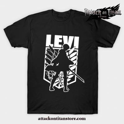 Levi Ackerman-Attack On Titan Cool T-Shirt Black / S
