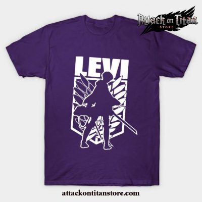 Levi Ackerman-Attack On Titan Cool T-Shirt Purple / S