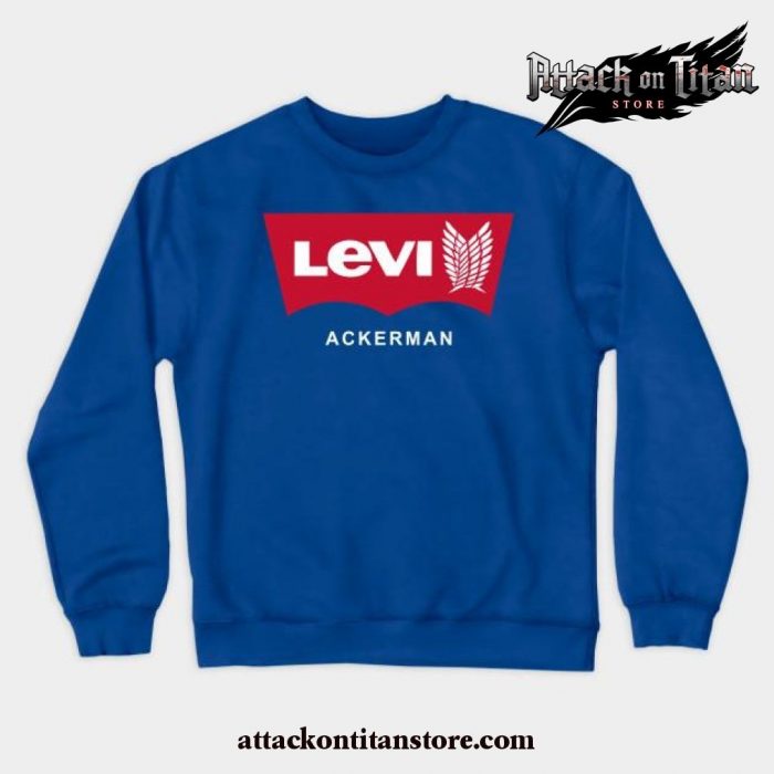 Levi Ackerman Best Crewneck Sweatshirt Blue / S