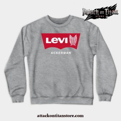 Levi Ackerman Best Crewneck Sweatshirt Gray / S