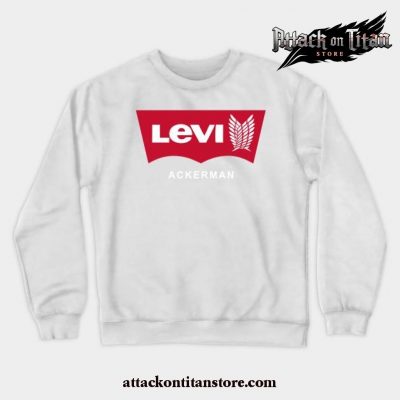 Levi Ackerman Best Crewneck Sweatshirt White / S