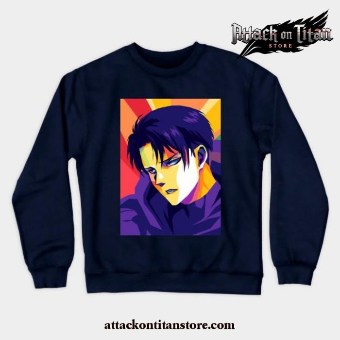 Levi Ackerman Pop Art Sweatshirt Gray / S