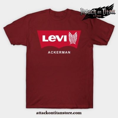 Levi Ackerman T-Shirt Red / S