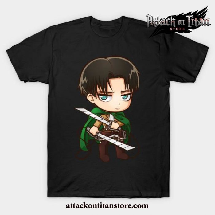 Levi - Attack On Titan T-Shirt Black / S
