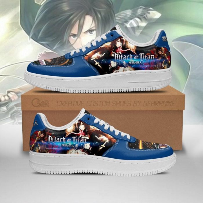 mikasa ackerman attack on titan air force sneakers aot anime shoes gearanime - Attack On Titan Store