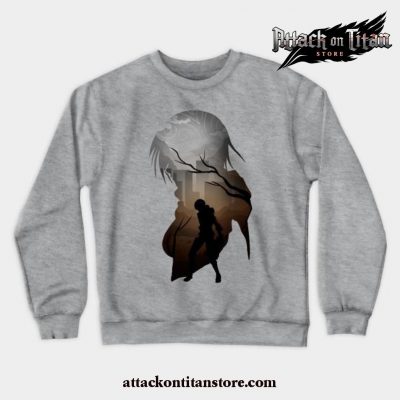 Mikasa Aot Crewneck Sweatshirt Gray / S