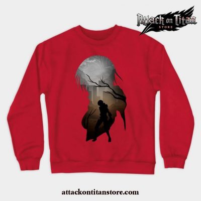 Mikasa Aot Crewneck Sweatshirt Red / S