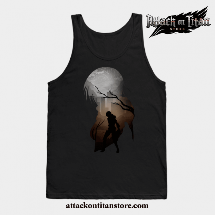 Mikasa Aot Tank Top Black / S