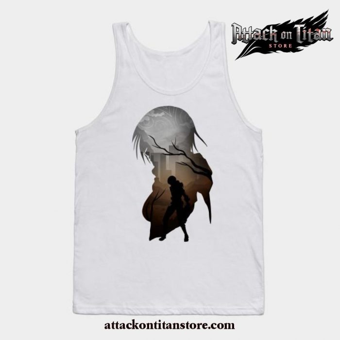 Mikasa Aot Tank Top White / S