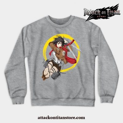 Mikasa - Attack On Titan Crewneck Sweatshirt Gray / S