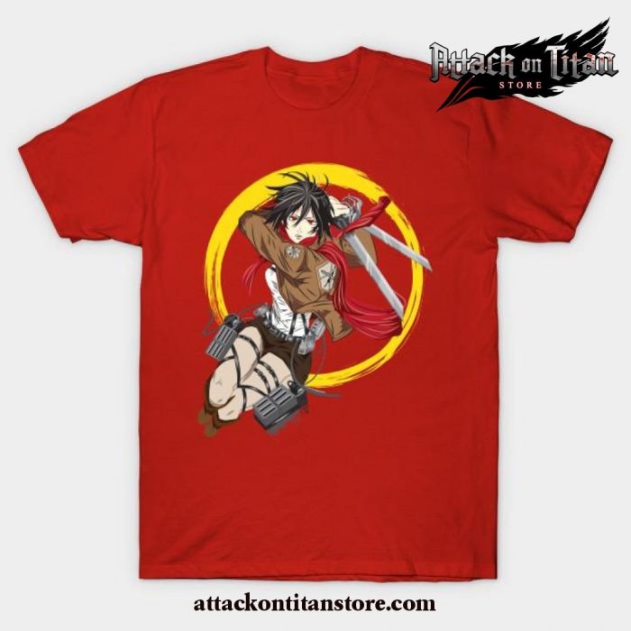 Mikasa - Attack On Titan T-Shirt Red / S