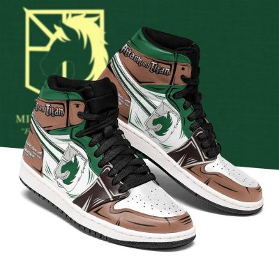 military police jordan sneakers attack on titan anime sneakers gearanime 2 - Attack On Titan Store