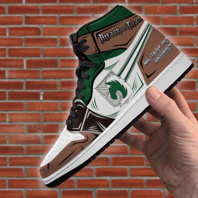 military police jordan sneakers attack on titan anime sneakers gearanime 4 - Attack On Titan Store