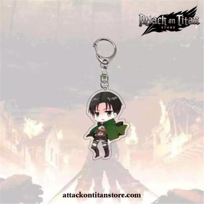 New Arrival Attack On Titan Keychain Plated Style 4