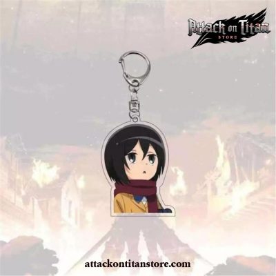 New Arrival Attack On Titan Keychain Plated Style 6