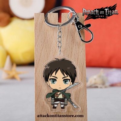 New Attack On Titan Keychain Figure Eren Yeager