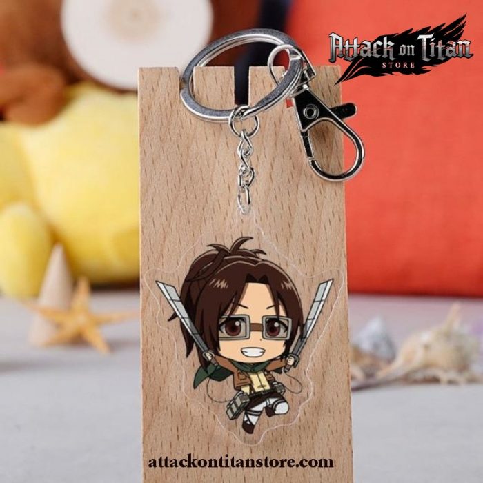 New Attack On Titan Keychain Figure Hange Zoe