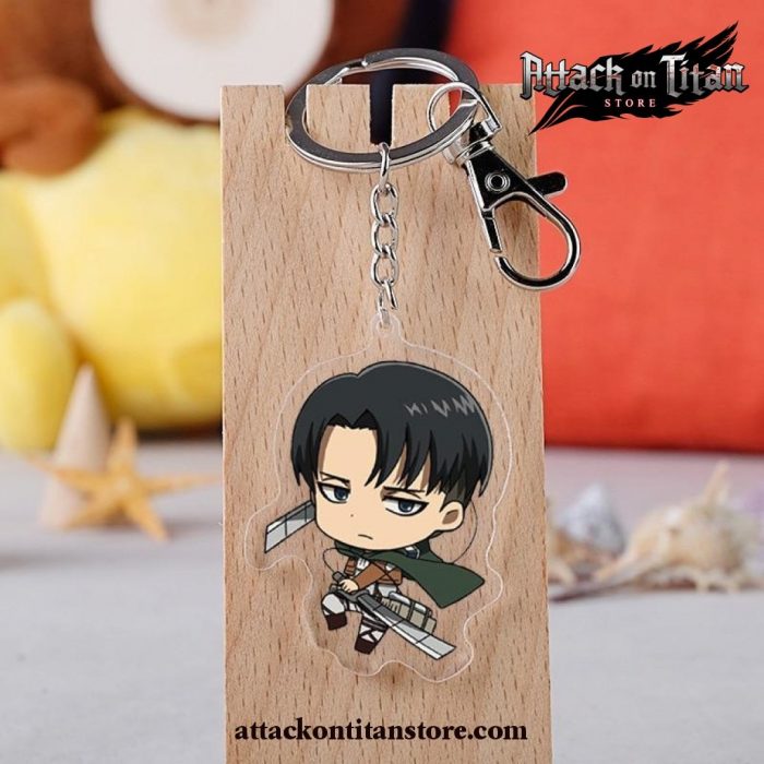 New Attack On Titan Keychain Figure Levi